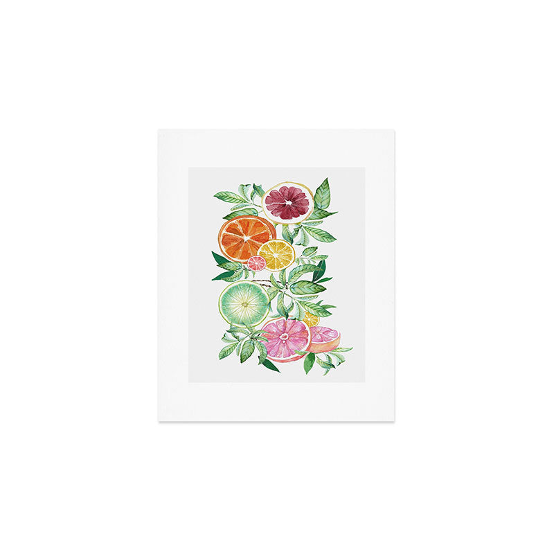Citrus Fruit Art Print Gallery Image 1