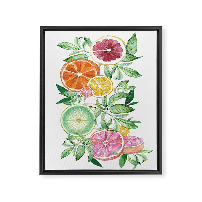 Citrus Fruit Framed Canvas Print Gallery Image 1