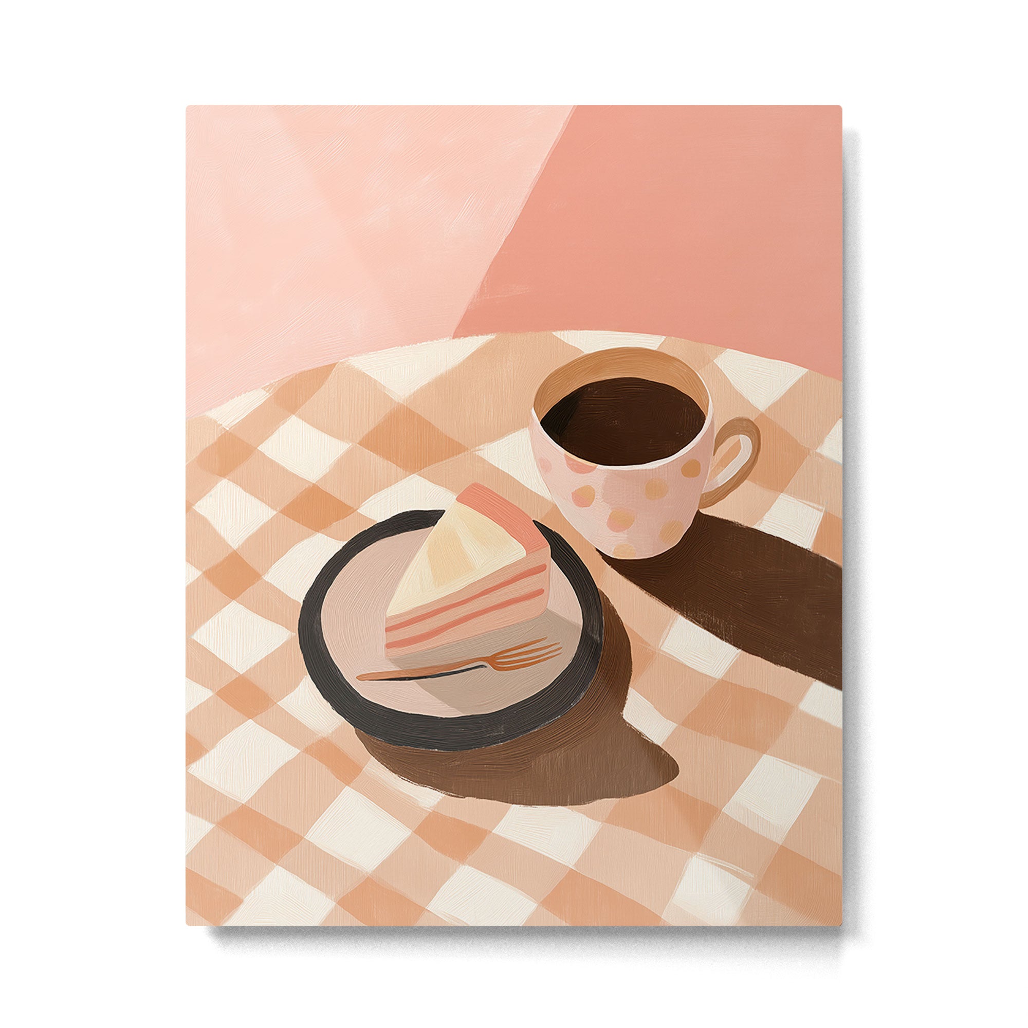 Coffee and Cake Metal Print Gallery Image 4