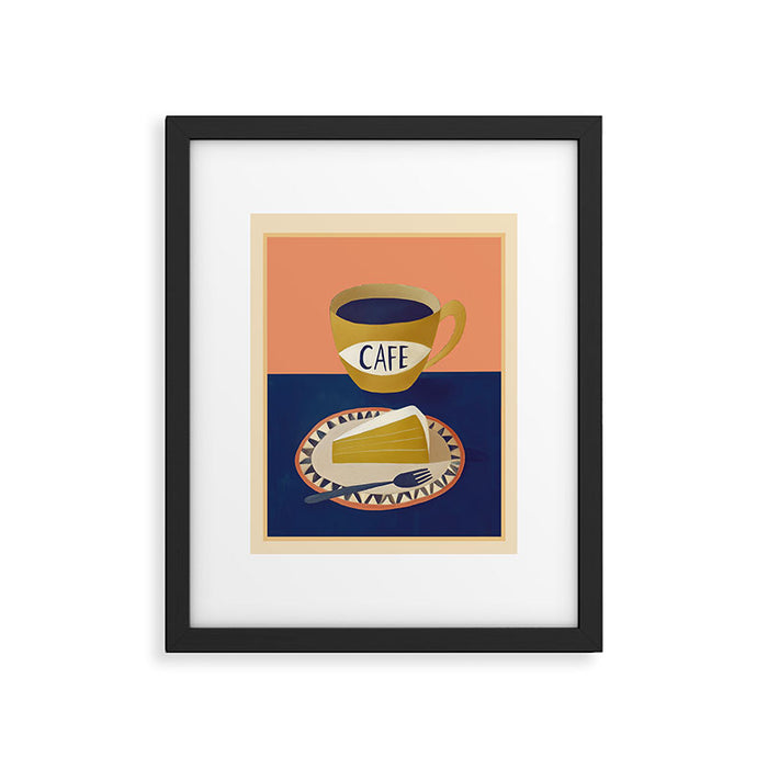 Coffee with Cake Framed Art Print Gallery Image 1