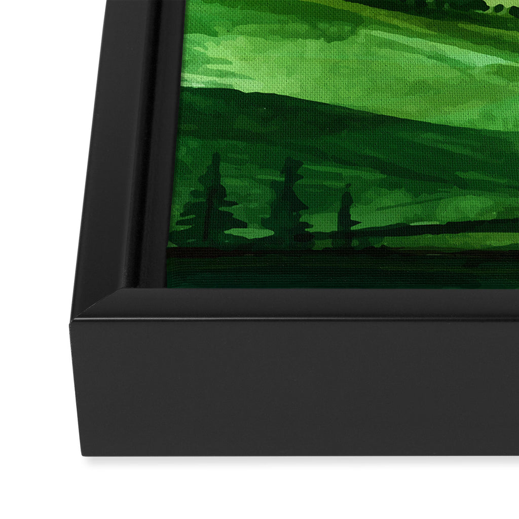 Colorful Landscape 4 Framed Canvas Print Gallery Image 3