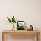 Colorful Landscape 4 Framed Canvas Print Gallery Image 4