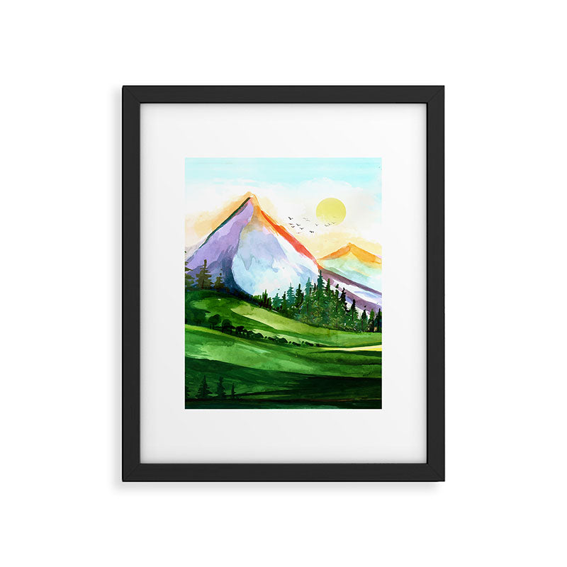 Colorful Landscape 4 Framed Art Print Gallery Image 6