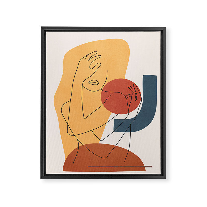Colorful Movement II Framed Canvas Print Gallery Image 6