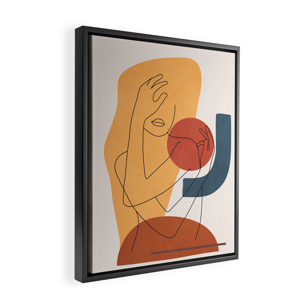 Colorful Movement II Framed Canvas Print Gallery Image 2