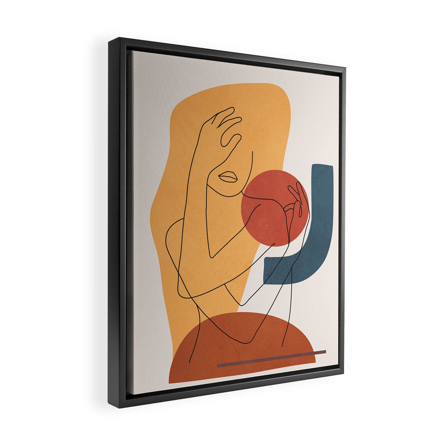 Colorful Movement II Framed Canvas Print Gallery Image 2