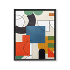 Colorful Shape Geometry 04 Framed Canvas Print Gallery Image 8