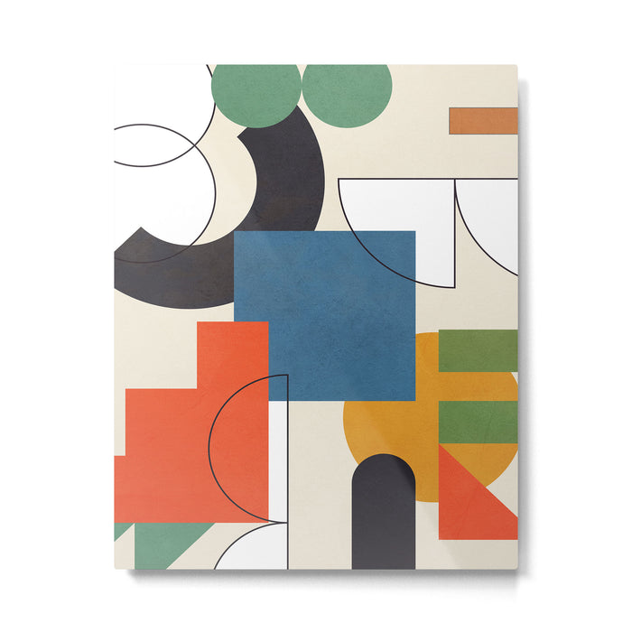 Colorful Shape Geometry 04 Metal Print Gallery Image 1