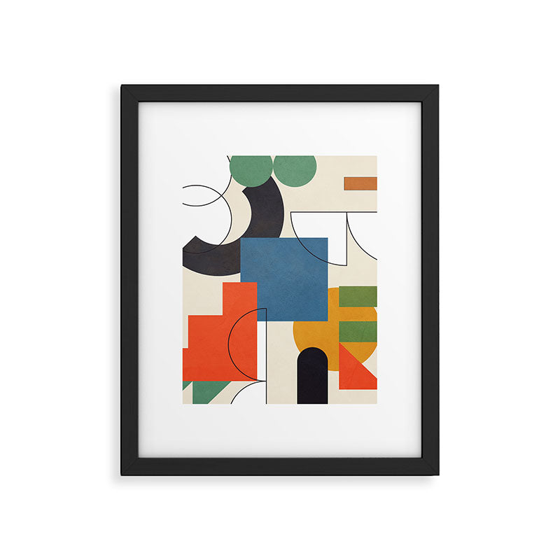 Colorful Shape Geometry 04 Framed Art Print Gallery Image 6