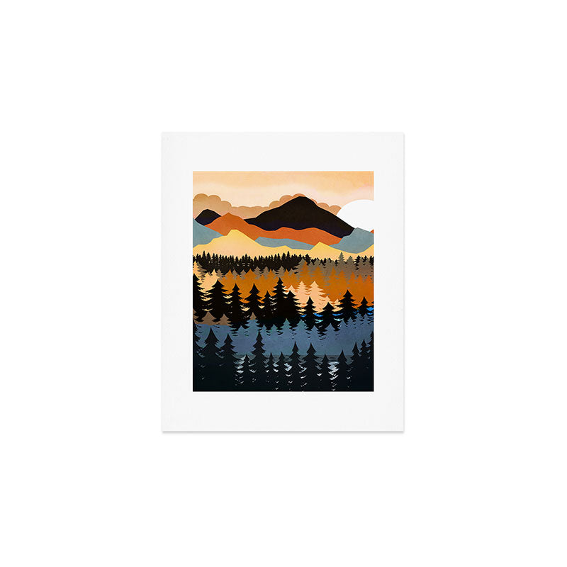 Colors of a Mountain View Art Print Gallery Image 1