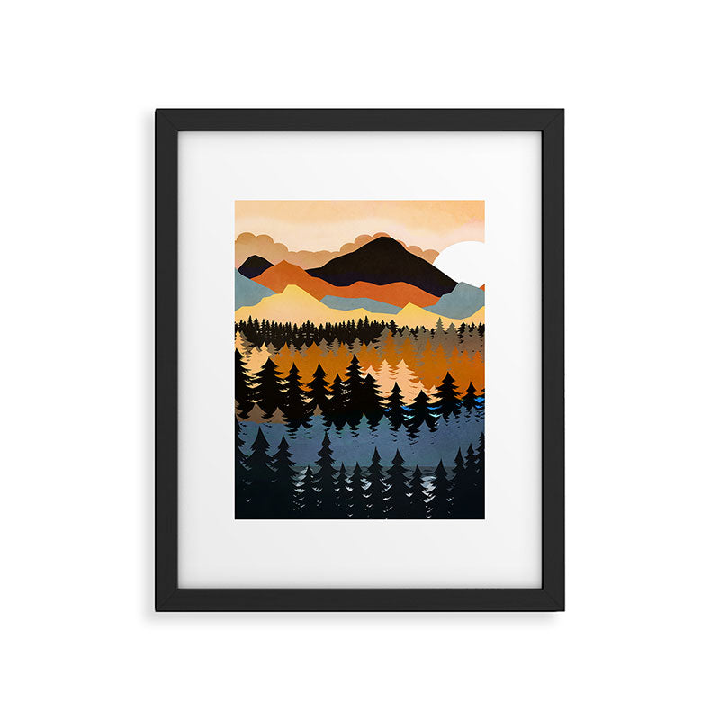 Colors of a Mountain View Framed Art Print Gallery Image 6