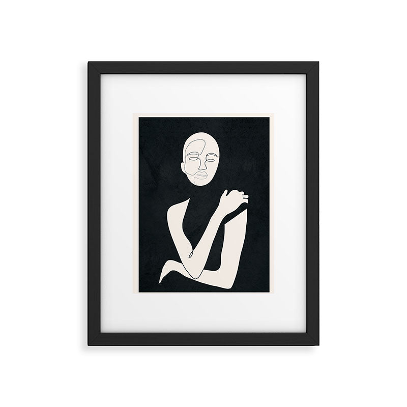 Composed Line Moment 04 Framed Art Print Gallery Image 5
