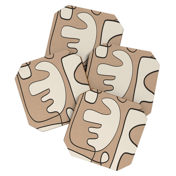 Contours of Thought 1 Coaster Gallery Image 1