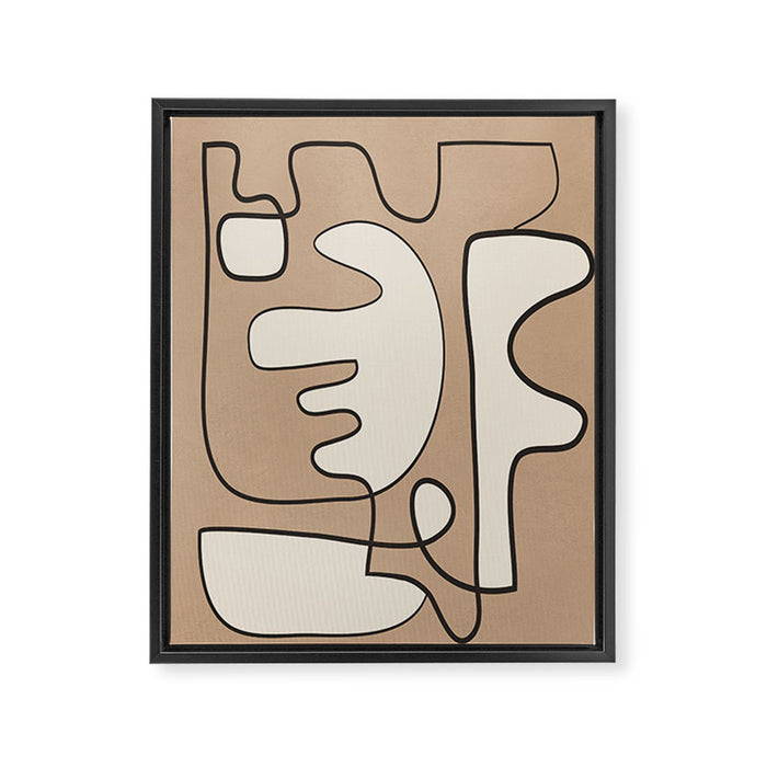 Contours of Thought 1 Framed Canvas Print Gallery Image 1