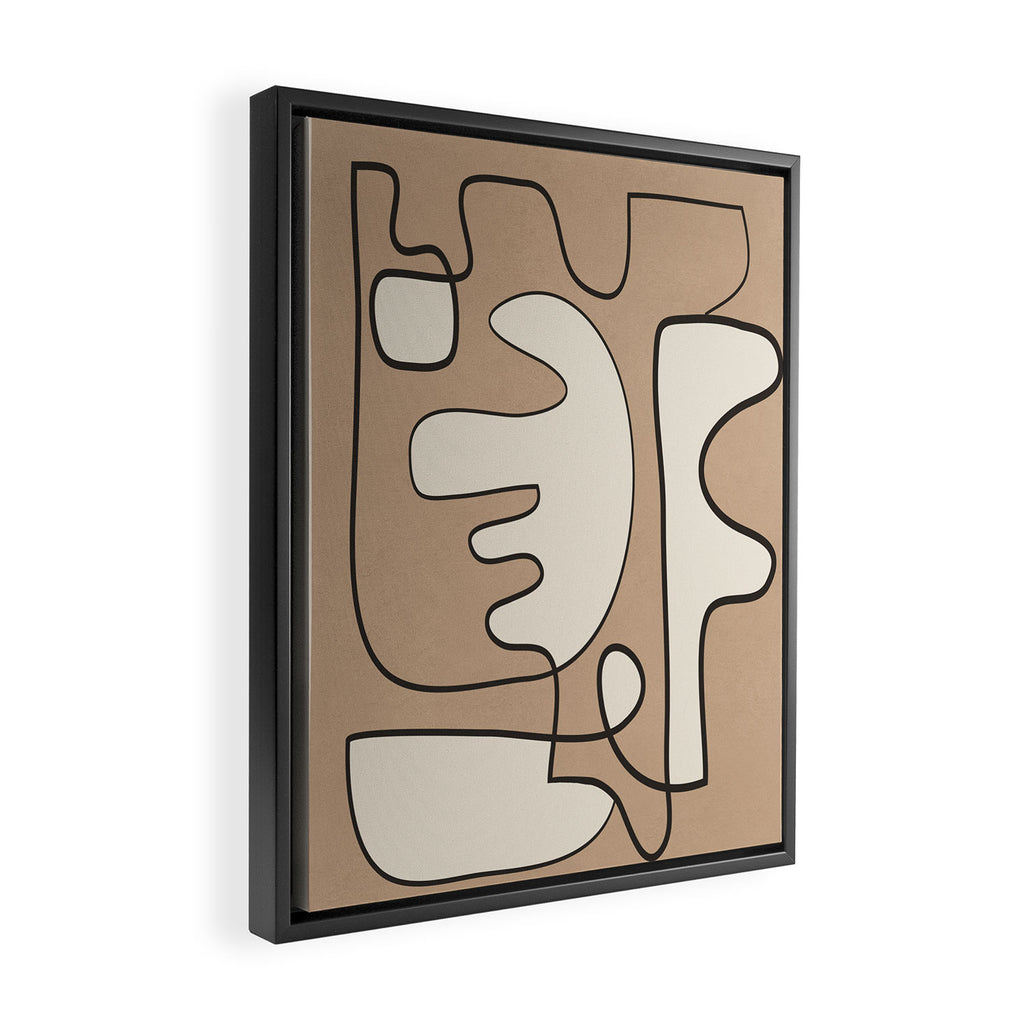 Contours of Thought 1 Framed Canvas Print Gallery Image 2