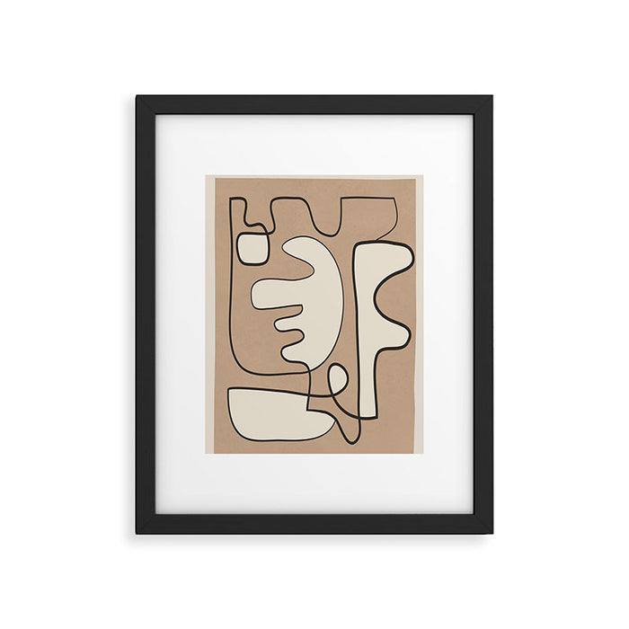 Contours of Thought 1 Framed Art Print Gallery Image 1