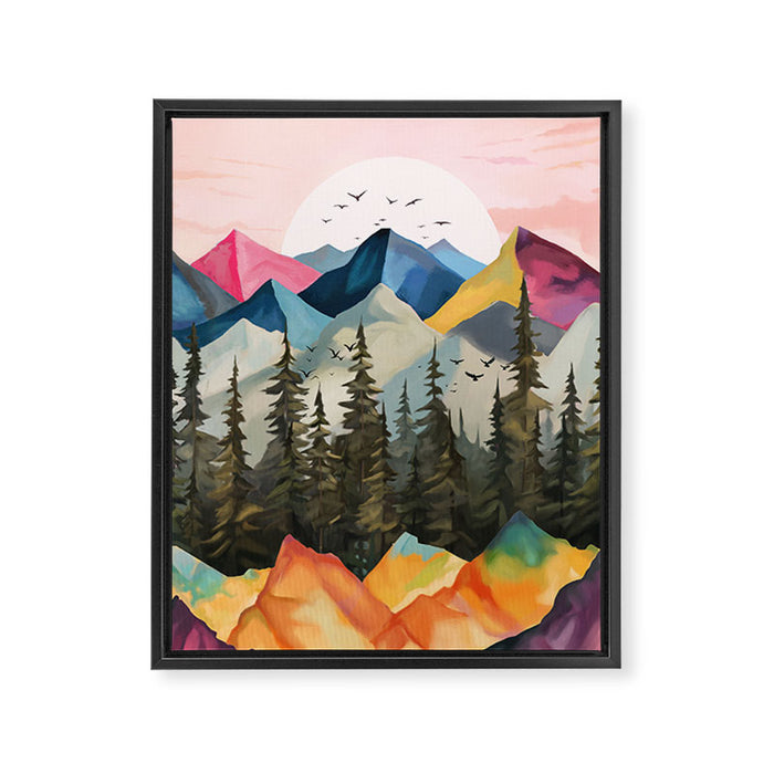 Dawn Over the Ridge  Framed Canvas Print Gallery Image 1