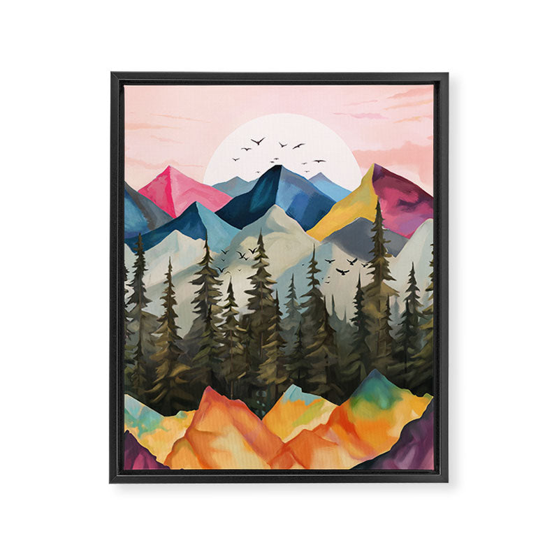 Dawn Over the Ridge  Framed Canvas Print Gallery Image 8