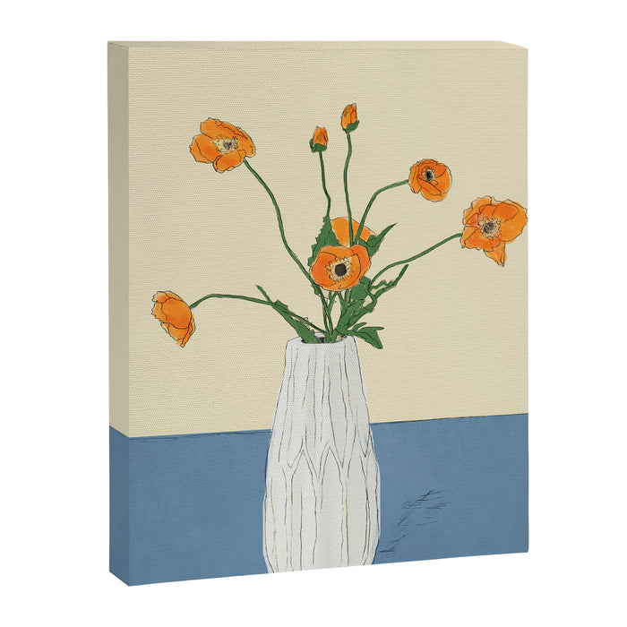 Dear Reminder Blue Canvas Print Gallery Image 1