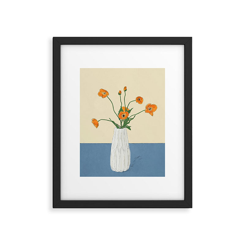 Dear Reminder Blue Framed Art Print Gallery Image 5