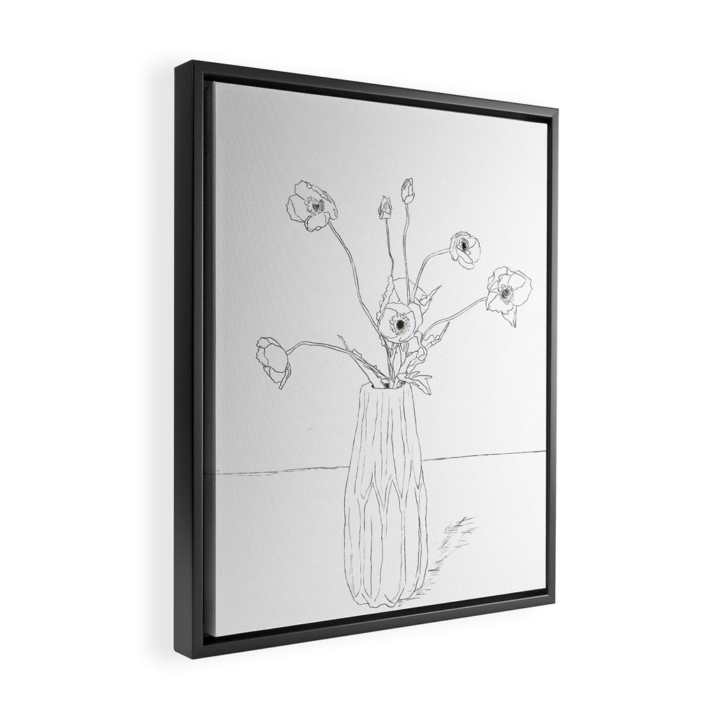 Dear Reminder Line Framed Canvas Print Gallery Image 2