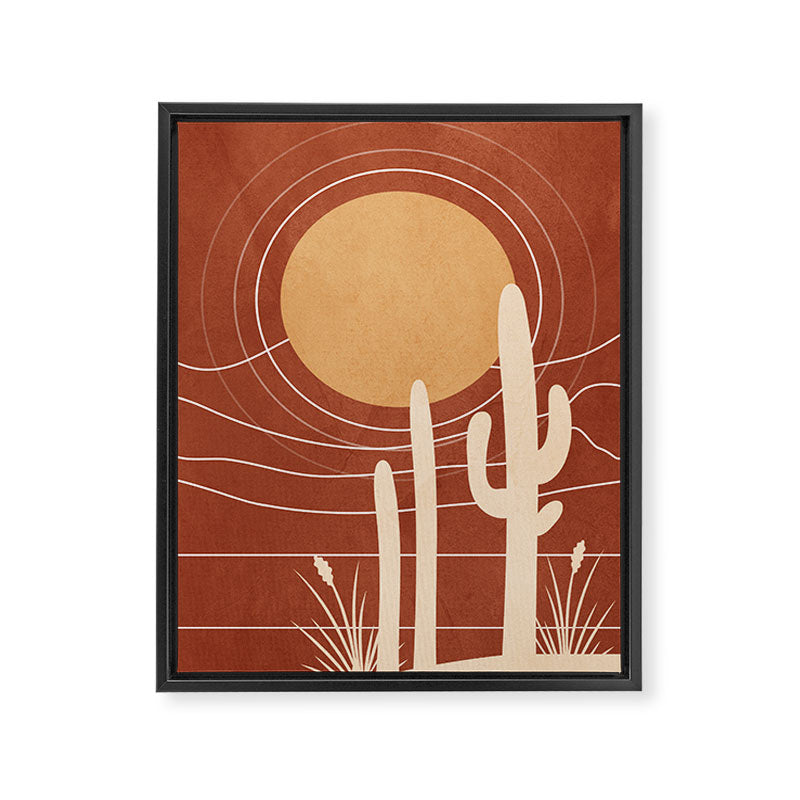 Desert Design 3 Framed Canvas Print Gallery Image 6