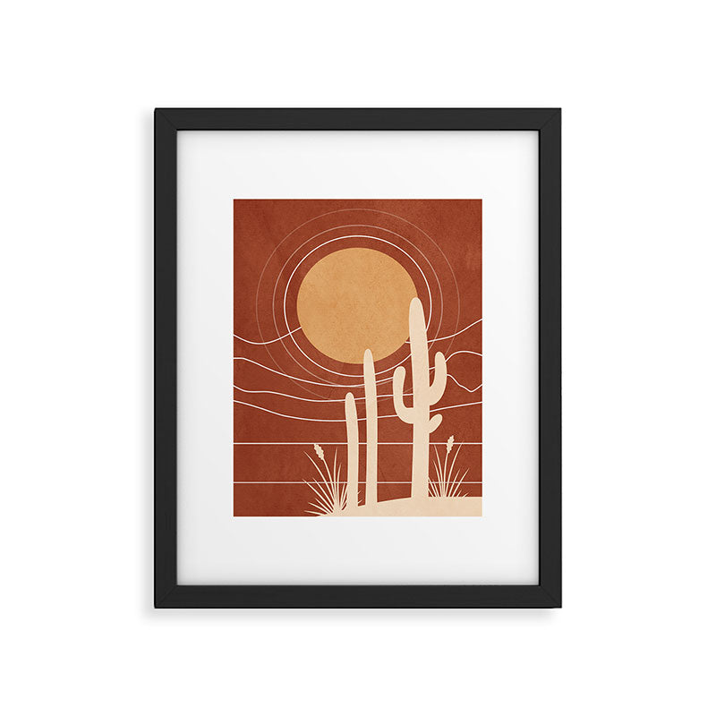 Desert Design 3 Framed Art Print Gallery Image 5