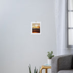 Desert in the Golden Sun Glow Art Print Gallery Image 3