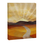 Desert in the Golden Sun Glow II Canvas Print Gallery Image 8