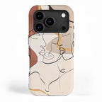Developed Faces 01 iPhone Case Gallery Image 1