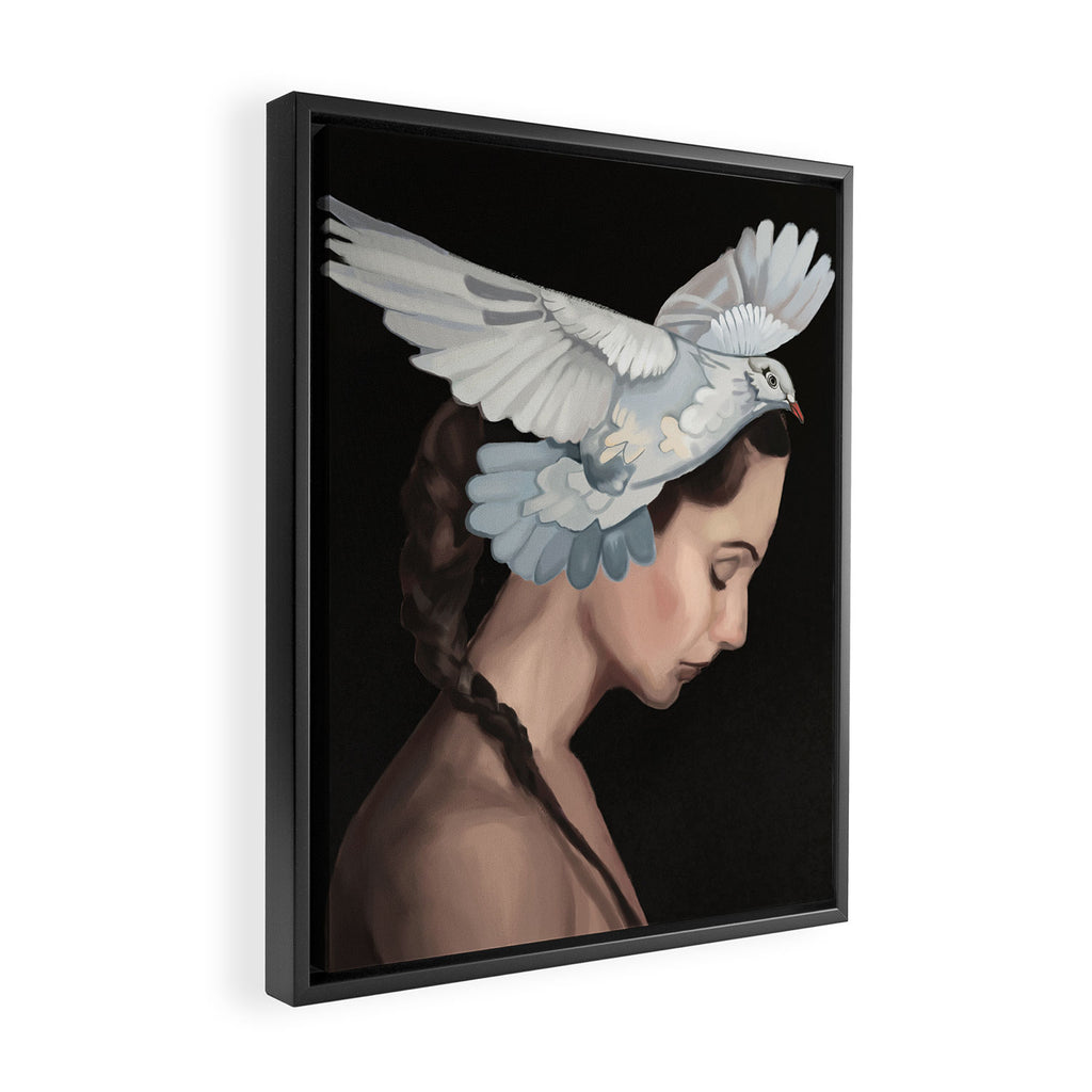 Dove 1 Framed Canvas Print Gallery Image 2