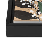 Elegant Botanical Line Art 2 Framed Canvas Print Gallery Image 3