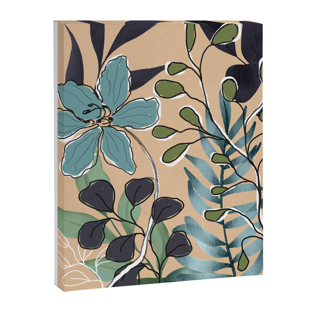 Elegant Botanical Line Art 4 Canvas Print Gallery Image 6
