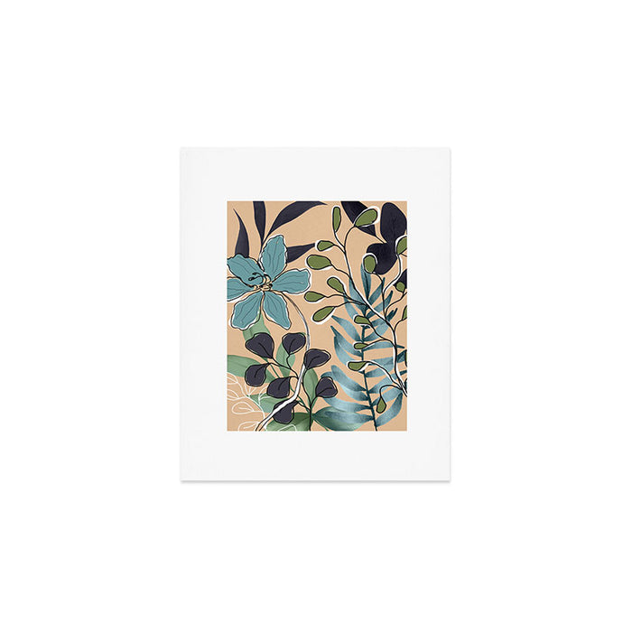 Elegant Botanical Line Art 4 Art Print Gallery Image 1