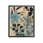 Elegant Botanical Line Art 4 Framed Canvas Print Gallery Image 6