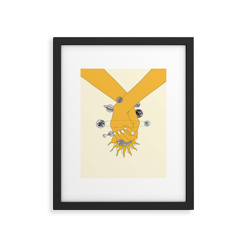 Everything Revolves Around Us Framed Art Print Gallery Image 4