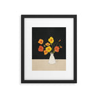 Field Wildflowers Black Framed Art Print Gallery Image 5