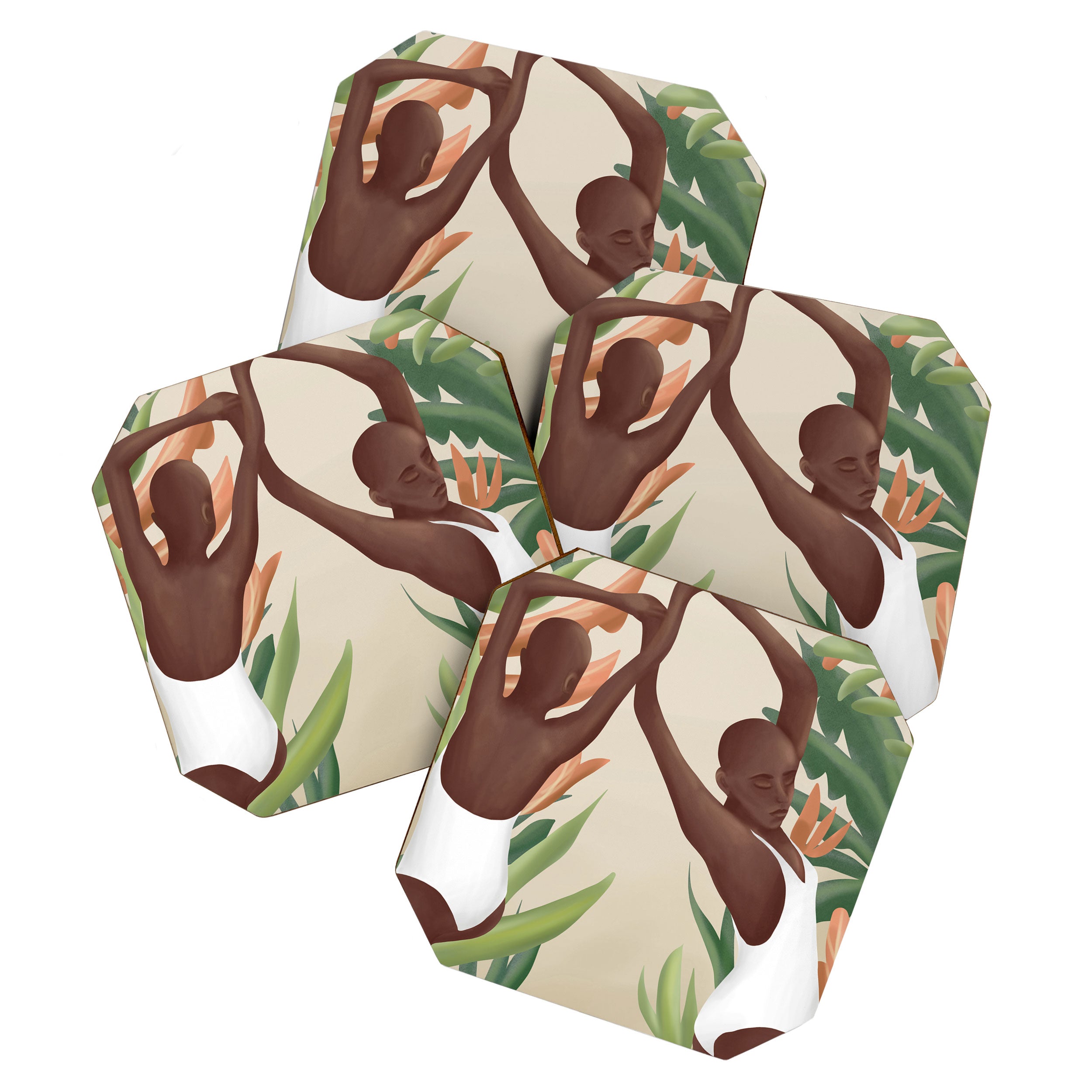 Figural Tropica Coaster Gallery Image 1