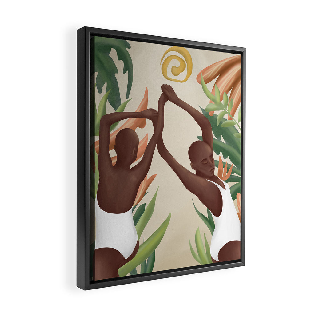 Figural Tropica Framed Canvas Print Gallery Image 2