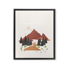 Finding the Path 03 Framed Canvas Print Gallery Image 6