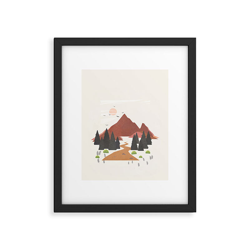 Finding the Path 03 Framed Art Print Gallery Image 5