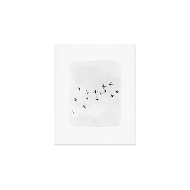 Flock of Birds Art Print Gallery Image 1