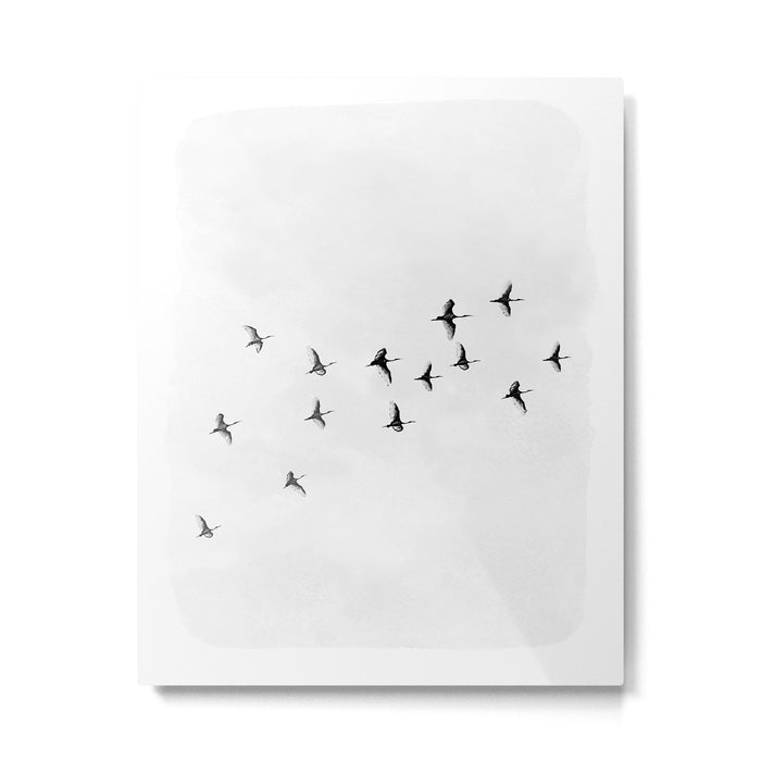 Flock of Birds Metal Print Gallery Image 1
