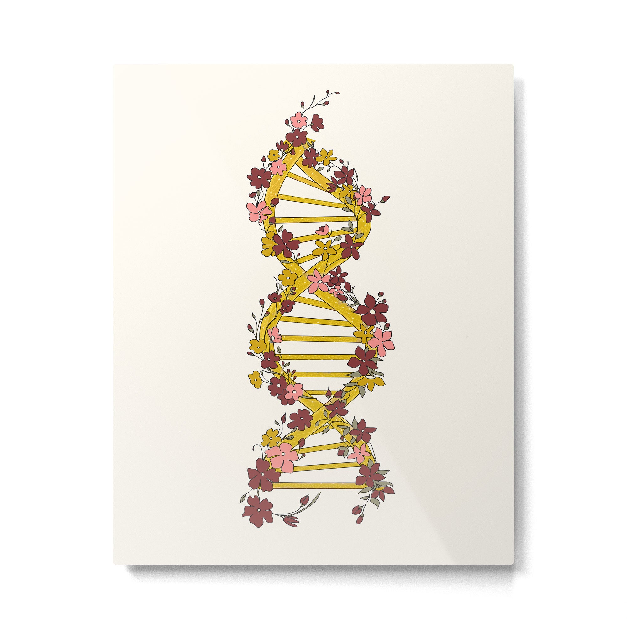 Floral DNA Metal Print Gallery Image 4