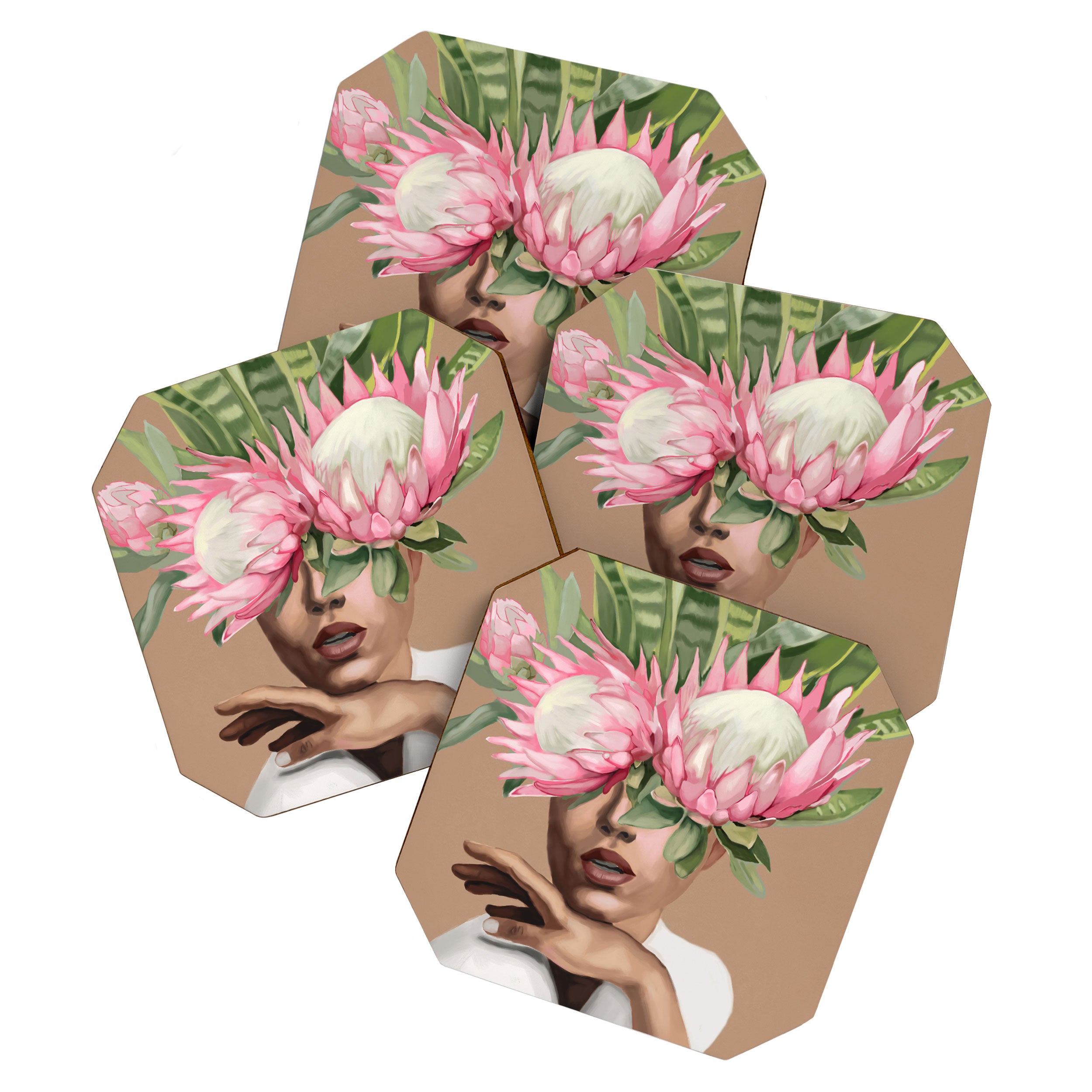 Floral Elegance 1 Coaster Gallery Image 1
