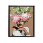 Floral Elegance 1 Framed Canvas Print Gallery Image 6