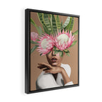 Floral Elegance 1 Framed Canvas Print Gallery Image 2