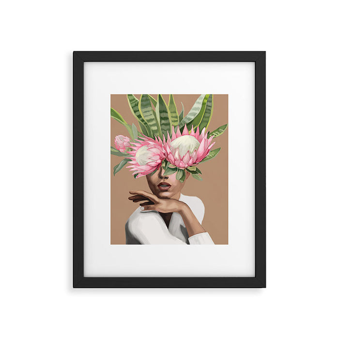 Floral Elegance 1 Framed Art Print Gallery Image 1
