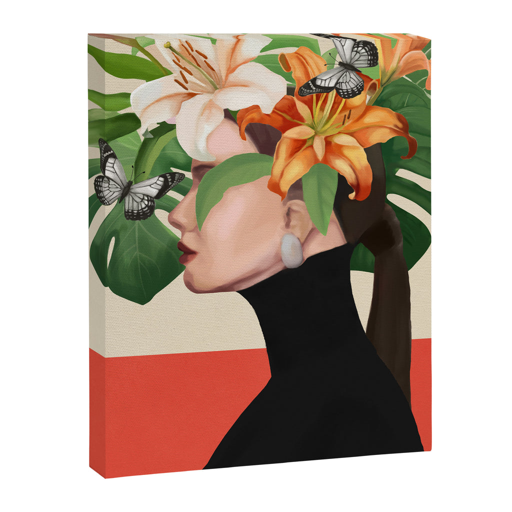 Floral Serenity Canvas Print Gallery Image 6