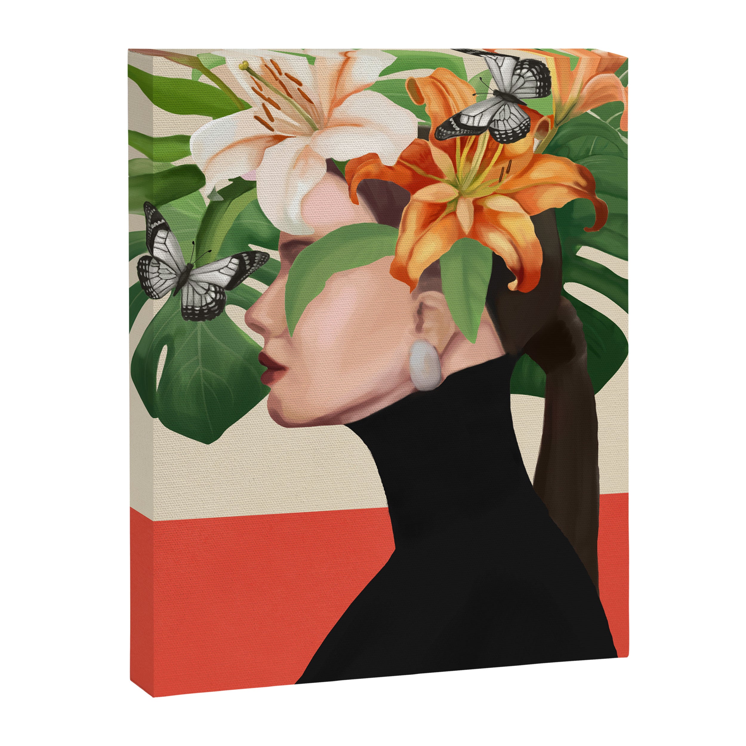 Floral Serenity Canvas Print Gallery Image 6